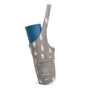 Wiselife Yoga ToteBag for Carry Yoga Mat-Gray